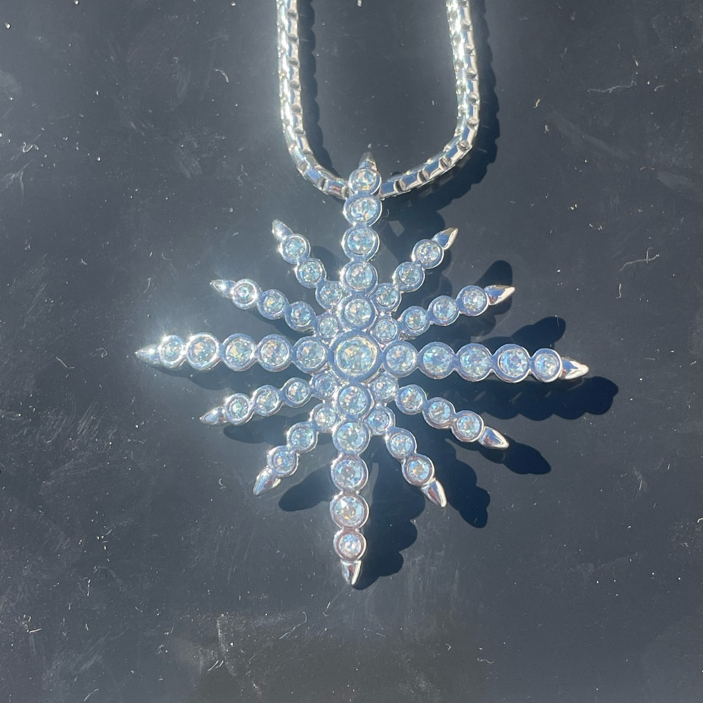 Swarovski Crystal snowflake necklace